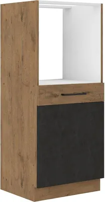 Produktbild von Vigo Midischrank 60 cm Eiche Lancelot Matera Grau Küchenzeile Küchenblock Küche