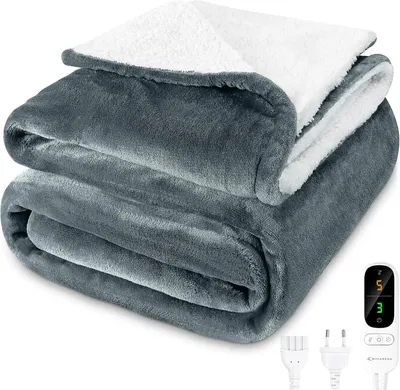 Produktbild von MYCARBON Heizdecke 180x160cm Hellgrau