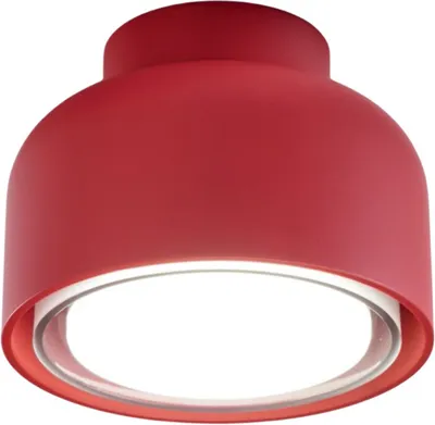 Zdjęcie produktu dla Nowoczesna lampa sufitowa BOTTONE w kolorze magenta aluminium 1xGX53