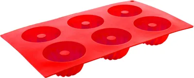 Image de moule à gâteau 6pcs 29,5x17,5x3,5cm silicone CRV CULINARIA