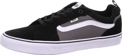 Produktbild von Vans VA3MTJT2J 42, Männlich, Erwachsener, Modische Sneakers, Schwarz, Weiß, Einfarbig, Schnürverschluss