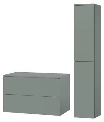 Zdjęcie produktu dla Zestaw łazienkowy szafka + słupek Color Aloes (2S 80 + 2D 160)