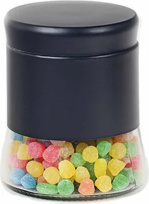 Produktbild von Vorratsglas 0,8L zum luftdichten Aufbewahren, Aufbewahrungsglas Navy