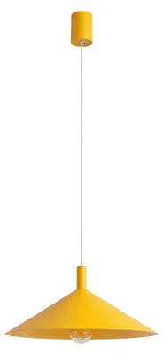 Immagine prodotto di Lampada a sospensione NOX 40 giallo 1xE27 15W acciaio 135x40x40cm Sollux Lighting