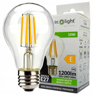 Obrázok produktu pre LED žiarovka GLS A60 E27 10W 2700K