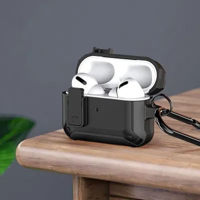 Image de DUX DUCIS PECO Housse de protection compatible avec AirPods Pro 2 noir