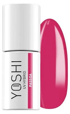 Obrázek produktu pro Yoshi | Yoshi Hybridní lak 123 Passoa – 6 ml – sytě červená – UV/LED lak na nehty – kolekce Drink Me
