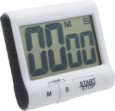 Produktbild von Digitaler Kuechentimer mit starkem Magnetrueckstand Aufhaengeloch Lauter Alarm Grosses LCD-Display Kochtimer Uhr fuer Zeitmanagement Training Backen Eieruhr