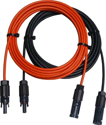 Produktbild von 2 x 5M DC Verlängerung 4mm² mit Buchse und Stecker im Set für ein Modul