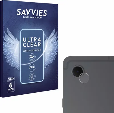Produktbild von 6x Für Samsung Galaxy Tab S10 Lite (NUR Kameraschutz) Schutzfolie Savvies Displayschutz Display Schutz Folie Klar Transparent