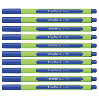 Produktbild von Schneider Line-Up Fineliner blau 0,4 mm, 10 St.