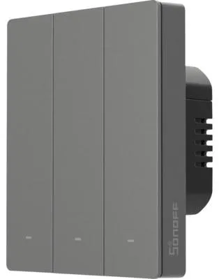 Obrázok produktu pre Sonoff M5-1C-80W SwitchMan – inteligentný nástenný spínač, 3-cestný, sivý