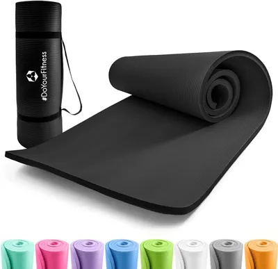 Produktbild von Fitnessmatte, 183 x 61 x 2 cm, rutschfest, für das Training zu Hause
