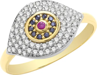 Produktbild von Moderner 9 Karat (375) Gold Damen - Ring mit Zirkonia,, 55 (17.5); TRS28396RSO