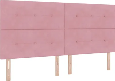 Produktbild von Kopfteil Rosa 200 cm Samt