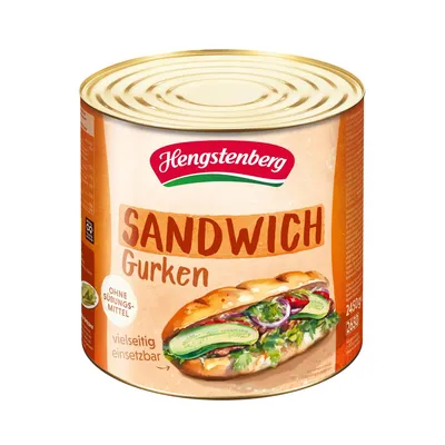 Obrázek produktu pro Hengstenberg sendvičové okurky pikantní okurky ve volném balení 2650ml