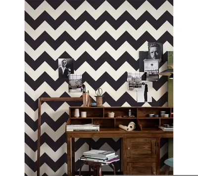Produktbild von Coloray Fototapete 152x104 cm Latextapete Magicstick - Geometrische Zickzackzacks minimalistisch