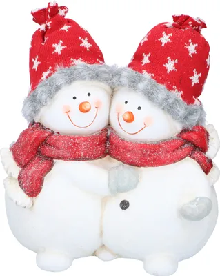 Produktbild von Christmas Gifts Schneemann Weihnachtsfiguren - Weihnachtsfigur 31CM - Weihnachtsdeko für den Innen- und Außenbereich