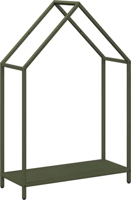 Produktbild von Brennholzregal Olivgrün 60x25x90 cm Kaltgewalzter Stahl