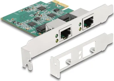 Produktbild von Delock - Netzwerkadapter - PCIe 2.1 Low-Profile - 10M/100M/1G/2,5 Gigabit Ethernet x 1