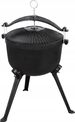 Zdjęcie produktu dla Żeliwny kociołek myśliwski MasterGrill 8L - MG429
