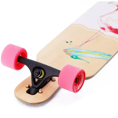 Produktbild von BTFL Tiffy - Kinder Longboard Flamingo