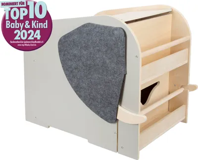 Produktbild von Spielzeugbox mit Sitz und Rollen Elefant „Wildlife“