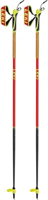 Zdjęcie produktu dla Kije narciarskie LEKI Mezza Speed, neonowo-czerwono-żółte, 115 cm