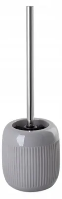 Produktbild von Toilettenbürste mit Keramikbehälter, grau, 36,8 cm, freistehend
