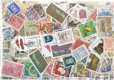 Produktbild von Briefmarken Lettland 300 verschiedene Marken