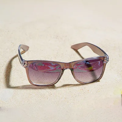 Produktbild von Freak Scene Sonnenbrille - L - braun transparent 1