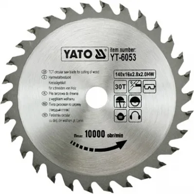 Produktbild von YATO Trennscheibe Winkelschleifer YT-6053 2.0mm 16mm 140mm