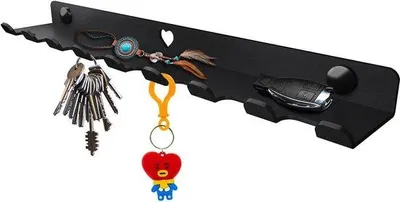 Produktbild von Famanu Schlüsselregal mit Ablage - Metall Wanddekoration