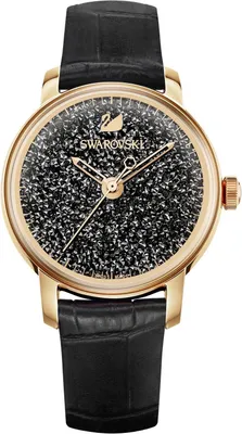 Obrázok produktu pre Swarovski dámska rukavica Crystalline Hours schwarz 38 mm 5295377
