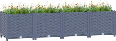 Immagine prodotto di Maison Exclusive - Aiuola rialzata 160x40x38 cm in polipropilene