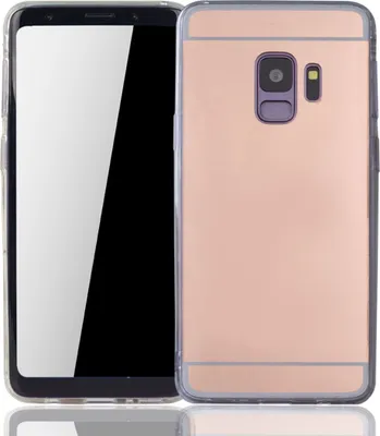 Produktbild von Samsung Galaxy S9 Handy Hülle Spiegel Mirror Soft-Case Schutz-Cover Rose Gold