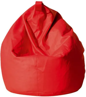 Produktbild von Eleganter Sitzsack, rote Farbe, Maße 80 x 120 x 80 cm