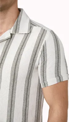 Produktbild von Megaman Herren Freizeit-Hemd Stretch Kurzarm Hemden | Grün | Large