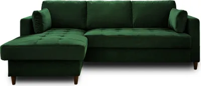 Produktbild von Best Mobilier Anna, Ecksofa, Grün, 4 Sitz(e), Anna, Samt, Holz