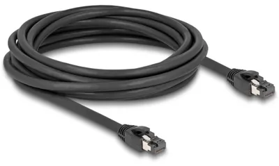 Obrázok produktu pre DeLOCK 80236, 5 m, Cat8.1, S/FTP (S-STP), RJ-45, RJ-45, Čierna