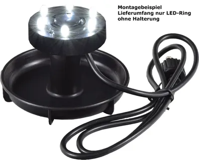 Produktbild von Agora-Tec® 6-fach LED-Ring weiß