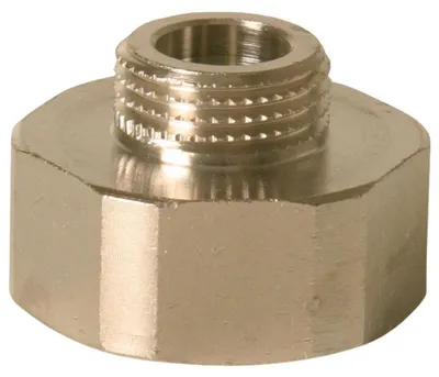 Produktbild von Danfoss Reduzierung R 1" auf 1/2" AG, matt vernickelt, 192H0180