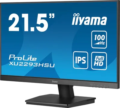 Produktbild von iiyama ProLite XU2293HSU-B6, 54,6 cm (21.5"), 1920 x 1080 Pixel, Full HD, LED, 1 ms, Schwarz