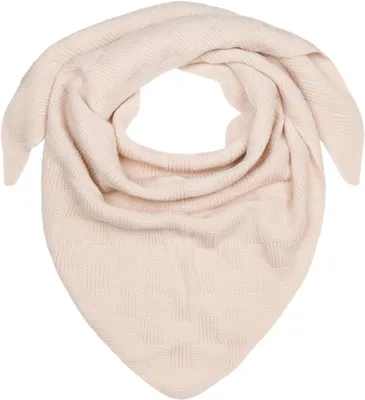 Productafbeelding van styleBREAKER Dames XXL gebreide driehoekssjaal, effen kleur met ruitpatroon, maxi-sjaal, driehoekstulband, warme winteraccessoire, artikelnummer 01020047