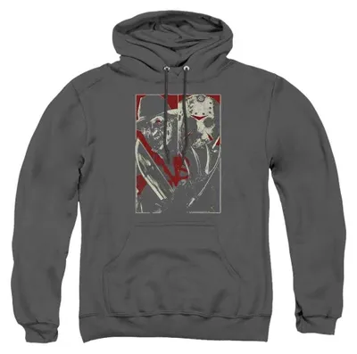 Imagen del producto de Sudadera con capucha para hombre/mujer, diseño uni, Freddy Vs Jason, modelo TV38487 (Talla M), color carbón, Imagen generada por IA