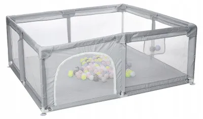 Immagine prodotto di Recinto per bambini, area giochi di 180x180 cm, sicuro, realizzato in tessuto Oxford
