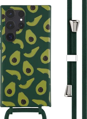 Produktbild von imoshion SilikonHülle design mit Band Samsung Galaxy S23 Ultra - Avocado Green