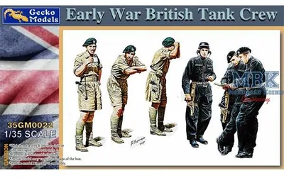 Imagen del producto de Tripulación de tanque británico, principios de la guerra, modelo Gecko 35GM0022
