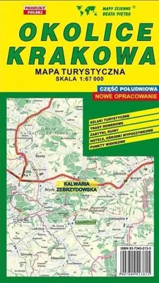 Zdjęcie produktu dla Okolice Krakowa Połud. 1:67 000 mapa turystyczna