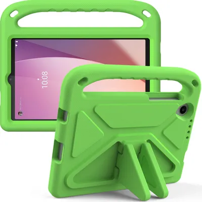Obrázek produktu pro Ochranné pouzdro pro Lenovo Tab M8 4th Gen 8" 2023 TB-300FU/300XU, lehké dětské pouzdro z EVA s držadlem a stojánkem Zelený